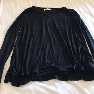 abercrombie black long sleeve